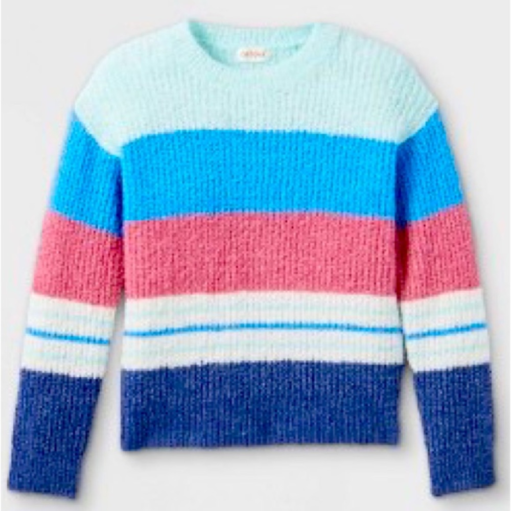Cat & Jack Striped Pullover Sweater